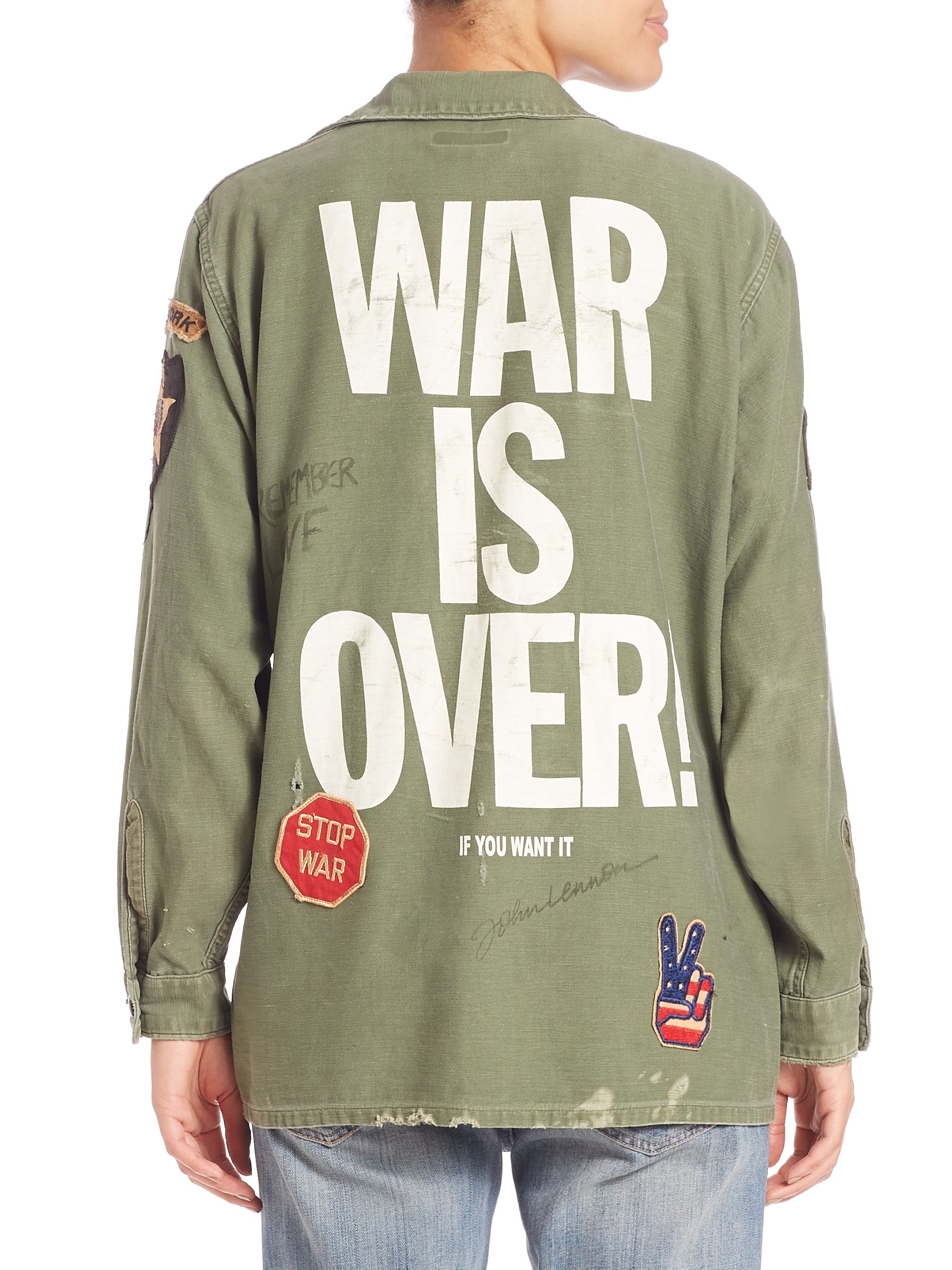 john lennon's army shirt